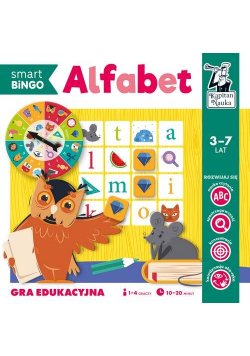 Alfabet. Smart Bingo. Gra edukacyjna. Kapitan Nauka
