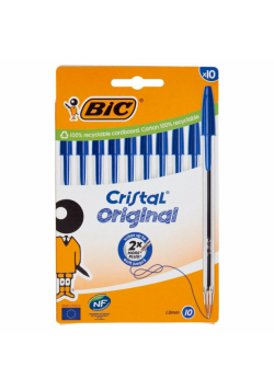 Długopis Cristal Original 10szt niebieski BIC