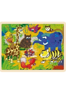 Puzzle drewniane Dżungla