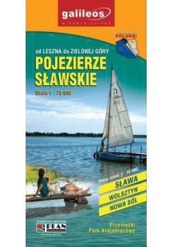 Mapa turystyczna - Pojezierze Sławskie 1:75 000