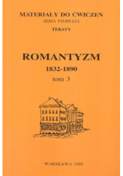 Romantyzm 1832-1890 Tom 3