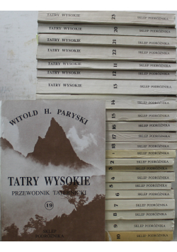 Tatry wysokie przewodnik 23 tomy