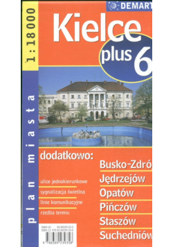 Kielce plus 6 1:18 000 plan miasta