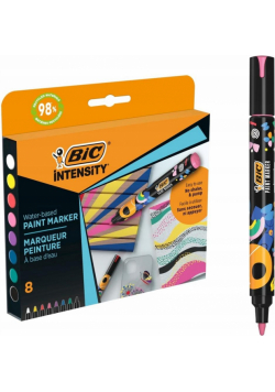 Paczka Marker akrylowy BIC Intensity Classic Paint mix 8szt.