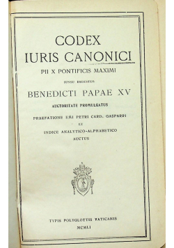 Codex iuris canonici