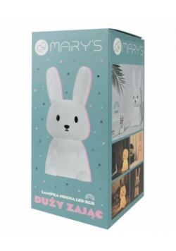 Lampka nocna LED Zając biały duży