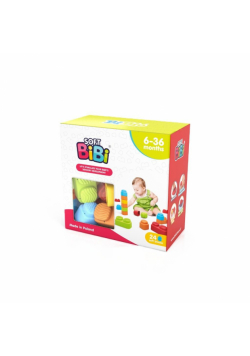 Klocki konstrukcyjne Soft BiBi 24szt