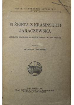 Elżbieta z Krasińskich Jaraczewska 1930 r.