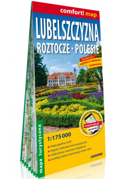 Lubelszczyzna Roztocze, Polesie laminowana mapa turystyczna 1:175 000