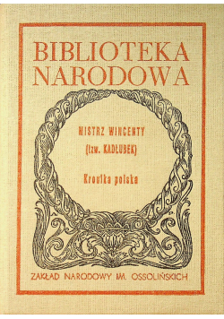 Biblioteka Narodowa kronika polska