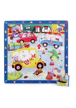 Puzzle & Gra drewniane Miasto
