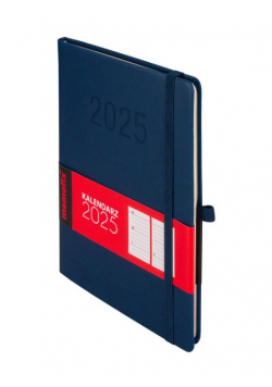 Kalendarz 2025 Memofix A5  granatowy