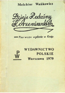 Dzieje rodziny Korzeniowskiej
