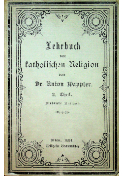 Katholitchen Religion 1891 r