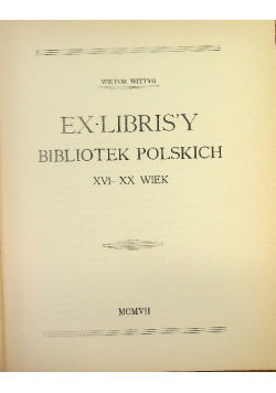Ex-libris Bibliotek Polskich