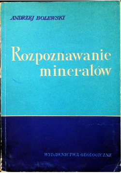 Rozpoznanie minerałów