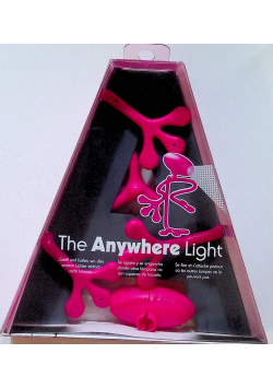Anywhere Light - lampka do książki - różowa NOWA