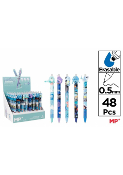 Długopis ścieralny 0,5mm zwierzęta morskie (48szt)