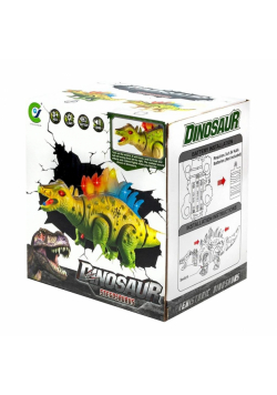 Dinozaur chodzący 27cm światło dźwięk