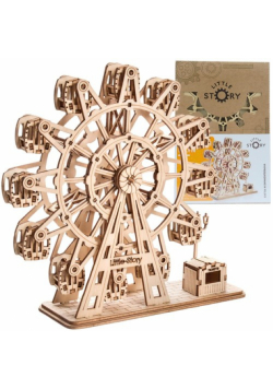 Little Story Drewniane Puzzle Model 3D - Diabelski Młyn