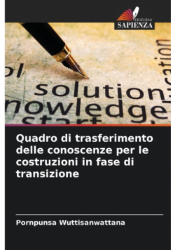 Quadro di trasferimento delle conoscenze per le costruzioni in fase di transizione
