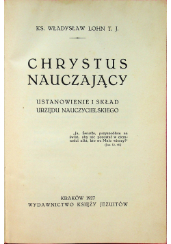 Chrystus nauczający 1927 r.