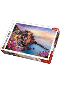 Puzzle 1500 Widok na miasteczko Manarola TREFL