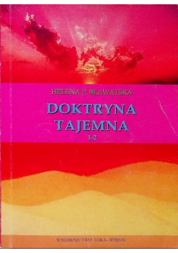 Doktryna tajemna Tom 1 - 2