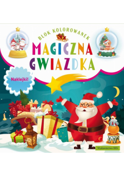 Blok kolorowanek Magiczna gwiazdka + naklejki