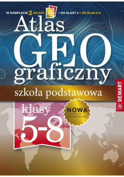 Pakiet: Atlas geog. Szkoła podstawowa 5 -8 klasa