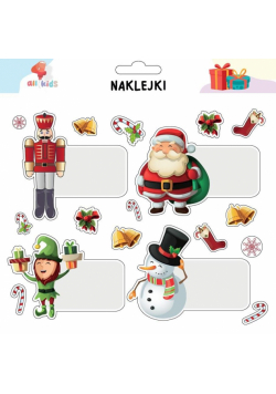 Naklejki na prezenty Boże Narodzenie 6