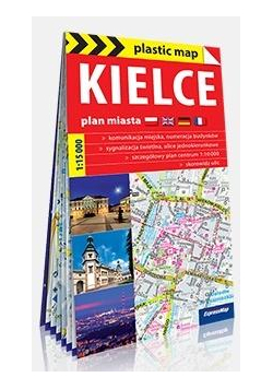 Plastic map Kielce 1:15 000 mapa turystyczna
