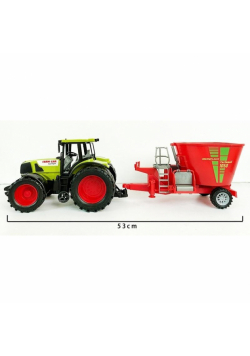 Traktor z mieszalnikiem