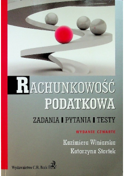 Rachunkowość podatkowa Zadania Pytania Testy