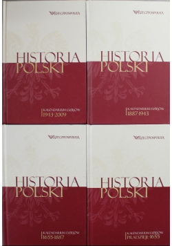 Historia Polski Kalendarium dziejów Tom 1 do 4
