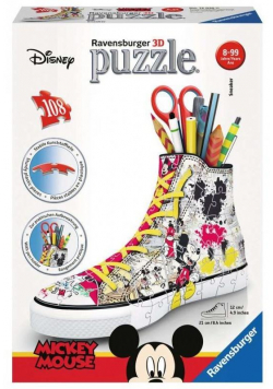 Puzzle 108 Myszka Miki Trampek 3D