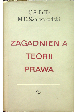 Zagadnienia teorii prawa