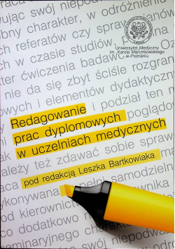 Redagowanie prac dyplomowych w uczelniach medycznych