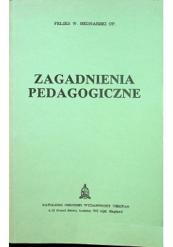 Zagadnienia pedagogiczne