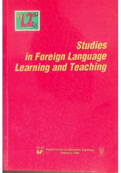 Studies in Foreign Language Learning and Teaching