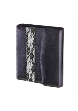 Organizer 2025 Mardyt premium trójdzielny czarny koronka 17,5x23,5cm ORP-08MAL