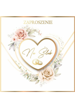 Zaproszenie Ślub (5szt)