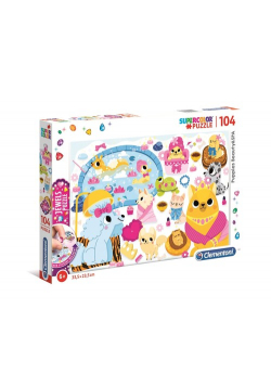 Puzzle 104 SuperColor Jewels Puppies Beauty
