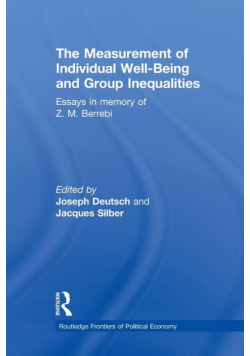 The Measurement of Individual Well-Being and Group Inequalities