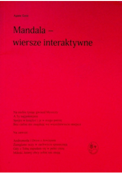 Mandala - wiersze interaktywne