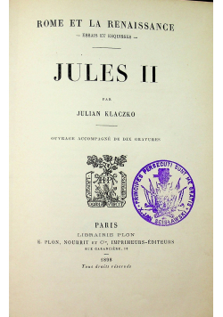 Jules II 1898 r.