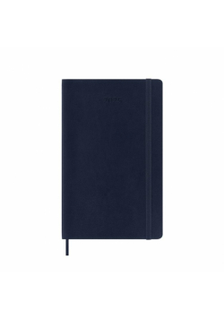 Kalendarz 2025 12M Moleskine L dzienny Sapphire Blue 13x21