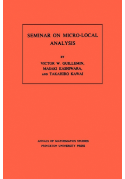 Seminar on Micro-Local Analysis. (AM-93), Volume 93