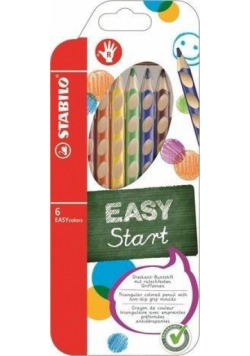 Kredka drewniana Easycolors R 6szt STABILO