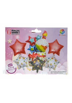 Balony foliowe 6szt